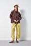 Women's Brown Collar Detailed Modal Fabric Shirt 31189 - 8
