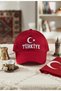 Moon and Star Emblem Embroidered Unisex Hat