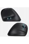 Mouse wireless 2.4G vertical pentru computer SILENT negru - 8