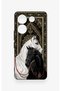 Tecno Camon 20 Pro Compatible Noble Lover Horses Patterned Silicone Case - 2