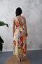 Yellow Floral Patterned Summer Dress - 4