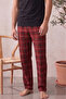 Cotton Plaid Checkered Summer Men's Pajama Bottoms Pants