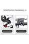 20-Inch Folding Bike – 7-Speed Mountain Bicycle with Carbon Steel Frame |14.7 Inch Wheel Size|Front Suspension | Knobby Tires | Dual Brakes | Black - 3