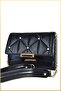 Dimy Women's Stone Lock Chain Strap Shoulder Bag - Black - 2