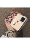 Oppo A15 Compatible Silicone Edge Hard Back Case Couple Phone Case with Floral Pattern - 4