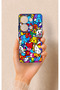 Redmi Note 13 Pro 4g Compatible Britto Garden Patterned Silicone Case
