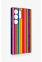 Samsung S23 Ultra Compatible Colorful Patterned Silicone Case - 4