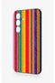 Samsung S24 Compatible Colorful Patterned Silicone Case - 4