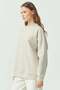 Crew Neck Oversized Sweat Top - 4