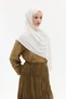 Jakar Rami Shawl with Baklava Pattern - Stone - 2