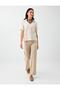 Stone High Waist Wide Leg Cotton Tencel Trousers