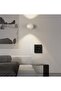 TOEFL dimmer switch | 1000 W | 7x7cm | black piano | flush wall installation - 3