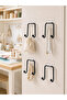Krm 4 Pieces Adhesive Wall Hanger Multi-Purpose Practical Hanger Set Krm - 5