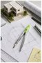 Colorful Metal Compass 1 Piece Maped 119450 Compass Set Technical Drawing Mathematics Geometry Compass with Spare Tips - 3