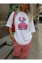 Women's Floral Vibe Potted Flower Printed T-Shirt - 2