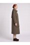 Quilted Patterned Scarf Wear and Go Dark Khaki - 5