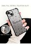 iPhone 15 Plus Compatible Transparent Four Corner Silicone Coated Glossy Edge Case - 3