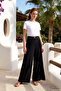 Merwish Crepe Trousers 1652 Black - 3