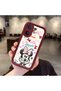 Vivo V60 Compatible Case Camera Protector Minnie Pattern Maroon Lover Couple Silicone Phone Case