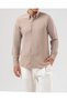 Slim Fit Safari Button-Down Collar Seersucker Fabric Men's Shirt Beige T20131-09 - 4