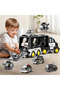 Policetruck 5-in-1 Transporter Vehicle Toy Set - Friction-Powered Police Truck, Kids' Indoor Play - 2