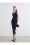 Mg Trend'En Black Knitwear Skirt with Elastic Waist - 2