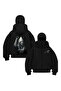 Ninja Printed Oversize Sweatshirt Unisex Hooded Loose Fit Sweatshirt