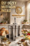 4-Piece Glass Stainless Steel Oil Container, Vinegar Container, Salt Shaker Set with Stand Restaurant Horeca 723499 - 6