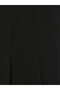 Ozmarka New Season Black Women's Fabric Trousers with Zipper at the Waist - 6