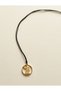 Steel Apparatus Gold Angel Figured Adjustable Necklace with String - 4