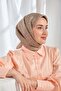 Twill Silk Scarf Mini Bouquet Mink - 4