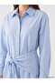 Alita City Lcw Modest Blue Shawl Detailed Women's Shirt Tunic with a Difference - 3