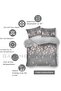 Luxury Floral Design Quilt Cover Sets Easy-To-Clean Bedspread Sets Cotton-Polyester Blend with Mousse Pattern - 4
