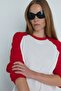 Red Reglan Double Color T-Shirt - 3