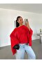 Six-Staple Batwing Blouse - Red - 3