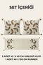 Çelenk Punch Embroidered Throw Pillow and Runner Set 2 Throw Pillow Covers 1 Table Runner 3 Pieces