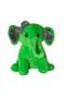 Plush Nazlı Elephant Green 50 cm Cute and Comfortable: Plush Sleeping Pillow and Hugging Companion Decorative Toy - 2