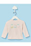 Infant Girls Pink Printed Long Sleeve T Shirt