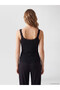 Trendlucky U Neck Ruched Ribbed Women's Pajama Top with Difference - 4