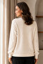Buttoned Beard Cardigan N3328 Stone Color - 3