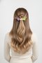 Children's Hair Clip Set Colorful Floral and Polka Dot Clips 5 Pieces - 2
