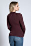 8546 Half Turtleneck Cashmere Micro Modal Ultra Light Long Sleeve Blouse - 5