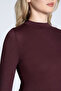 8546 Half Turtleneck Cashmere Micro Modal Ultra Light Long Sleeve Blouse - 4