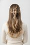 Cream Color Claw Hair Clip with Bowknot Detail Stylish and Convenient for Women - 2