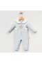 Baby Boy Carousel Embroidered with Water Stones 3-6-9 Months 100% Cotton Jumpsuit Newborn Hospital Release Baby K - 2