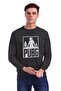 Pubg 3 Adam Team Printed Smoked Anthracite Men's Knitted Sweatshirt Long Sleeve