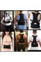 Unisex Black Waist Back Corset with Belt and Upright Posture Corset - 5