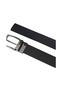 Men's Black Genuine Leather Logo Printed Belt Y4s426 Ytu5j 88045 - 2