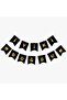 Black Gold Happy Birthday Gilded Banner