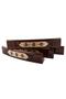 Burl - Wooden Mosaic Embroidered Oval Okey Tk - 6